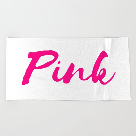 Pink Beach Towel