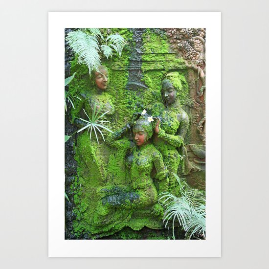 Green Ladies Art Print