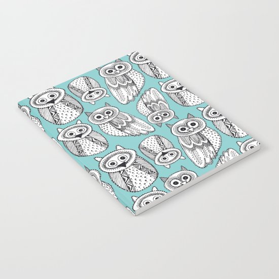 Hand dravn Cute Owl Notebook