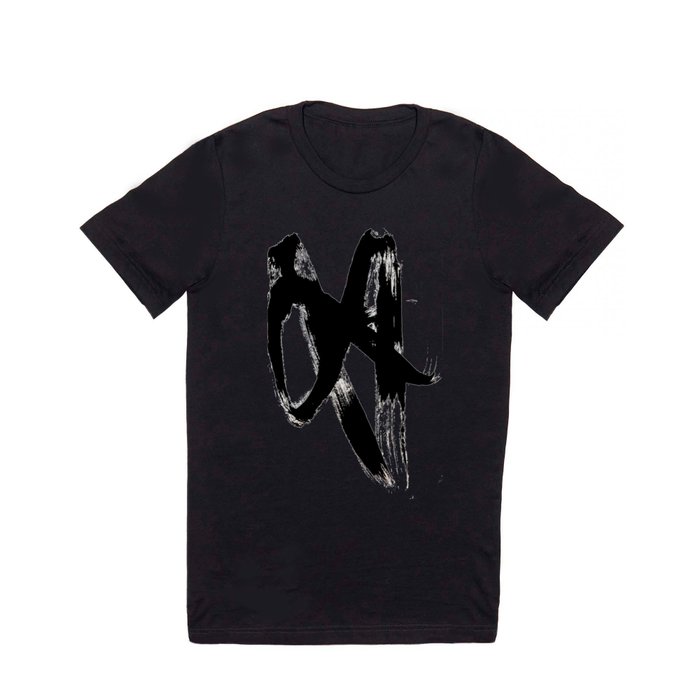 Brushstroke 2 - simple black and white T Shirt