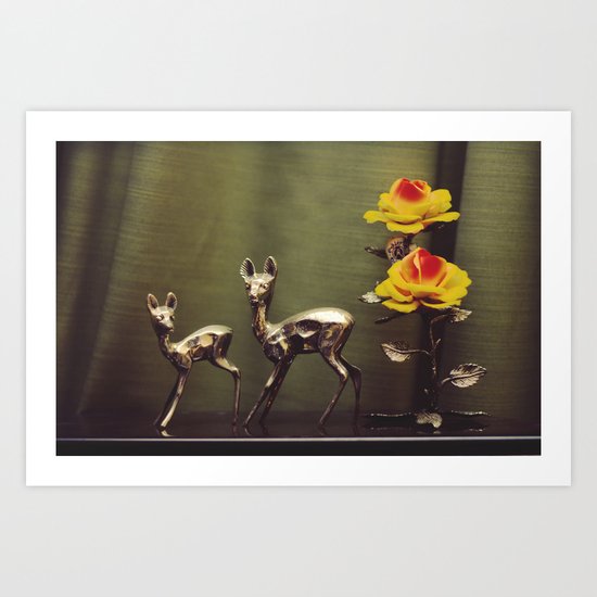 Ciervitos Art Print