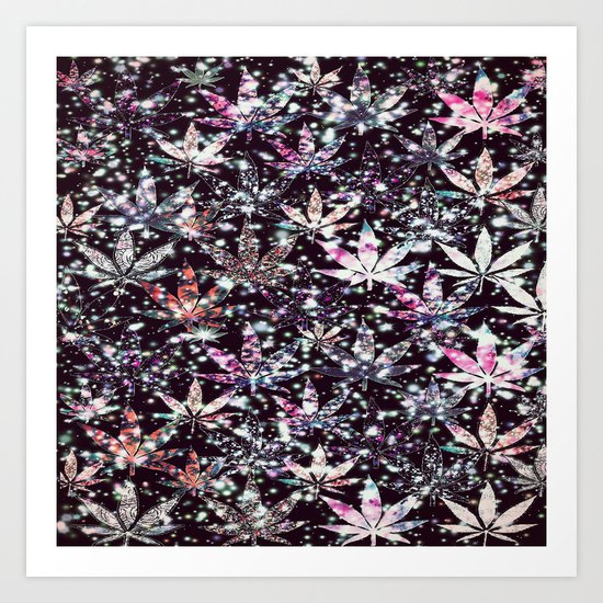 gorgeous weed-126 Art Print