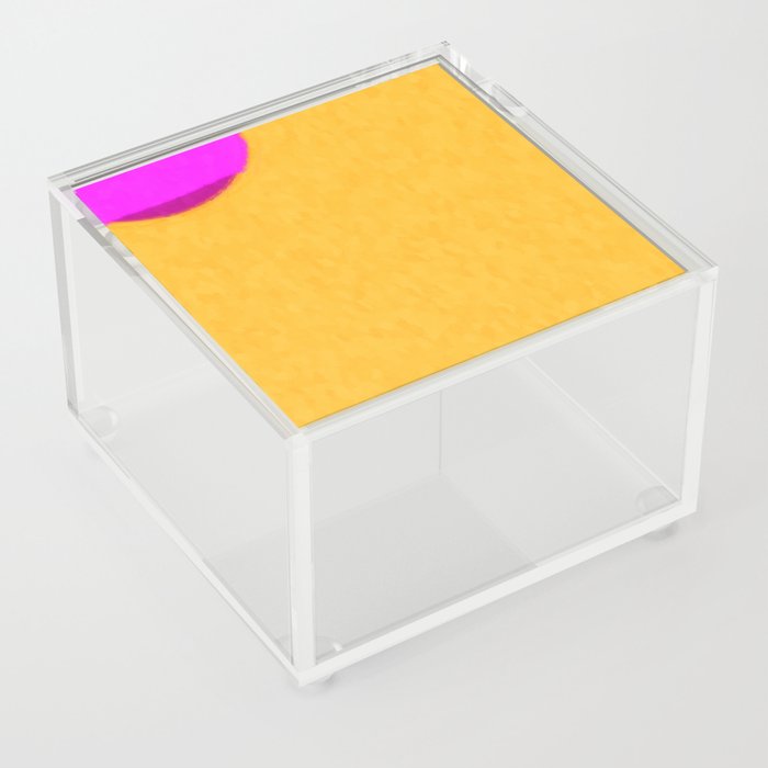 Yellow Pink Acrylic Box