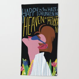 The Smiths - Heaven knows I'm miserable now Beach Towel