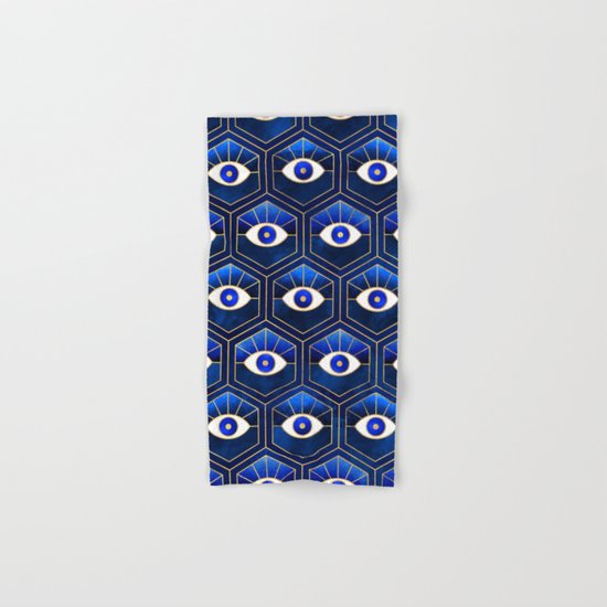 Eyes / Blue Hand & Bath Towel