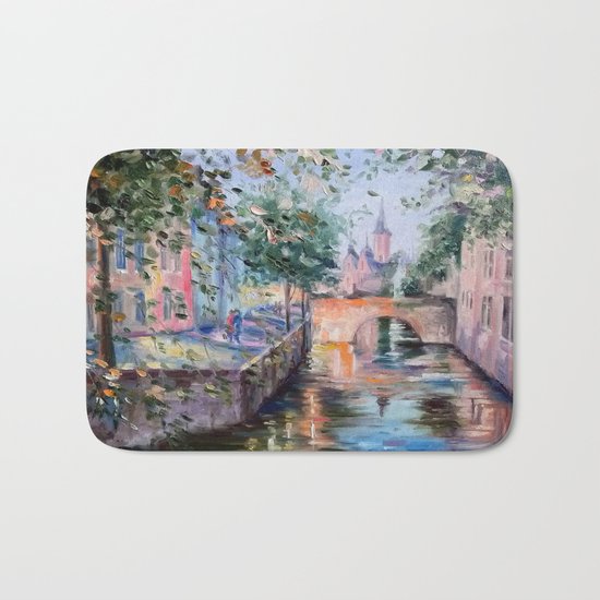 Town bridge Bath Mat