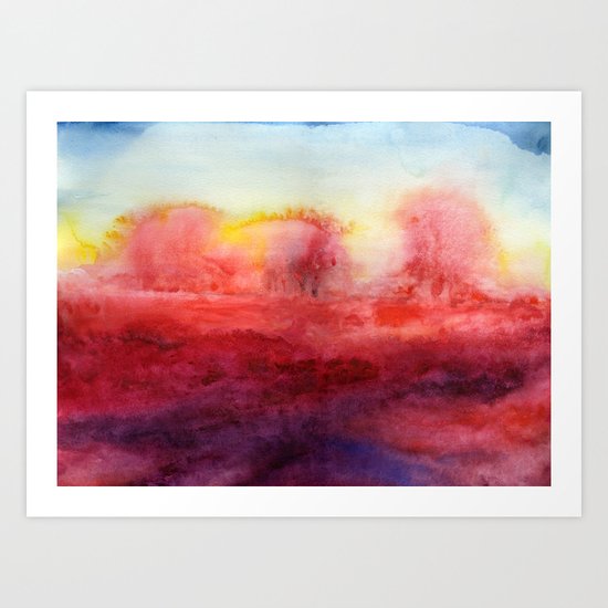 Where I End And You Begin Art Print