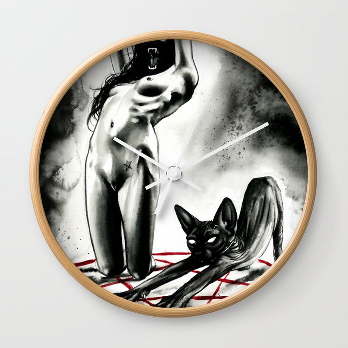 Don´t touch my pussy part I Wall Clock