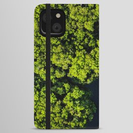 Brazil Photography - River Going Through The Rain Forest iPhone Wallet Case