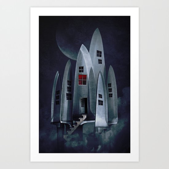 House of Knives 1 Art Print