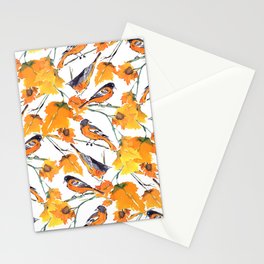 Birds in Autumn Stationery Cards