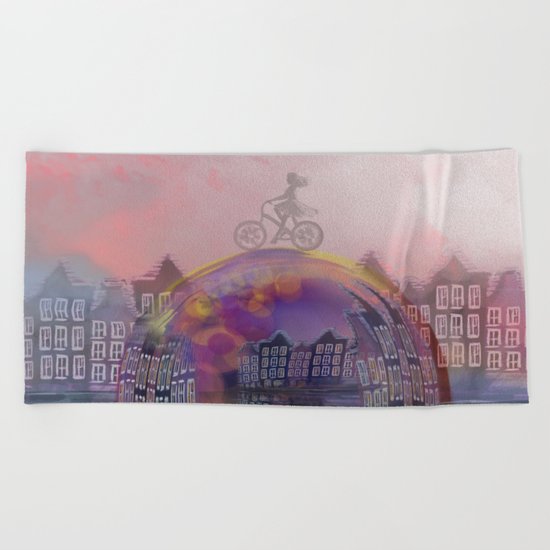 All bubbles are magical Beach Towel