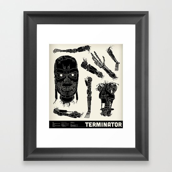 Decommissioned: Terminator Framed Art Print