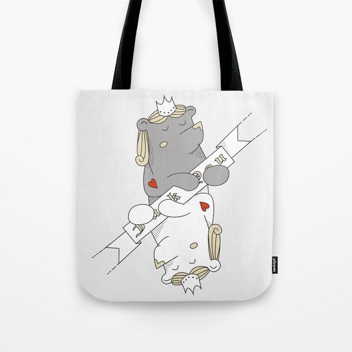 Bear of Hearts Tote Bag