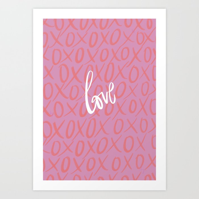 xoxo- love Art Print