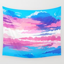 Trans Flag Wall Tapestries Society6