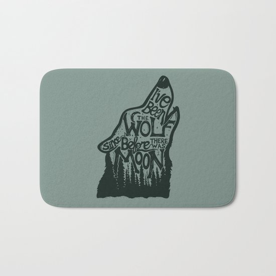 The Wolf Bath Mat