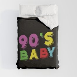 90's Baby Retro Duvet Cover