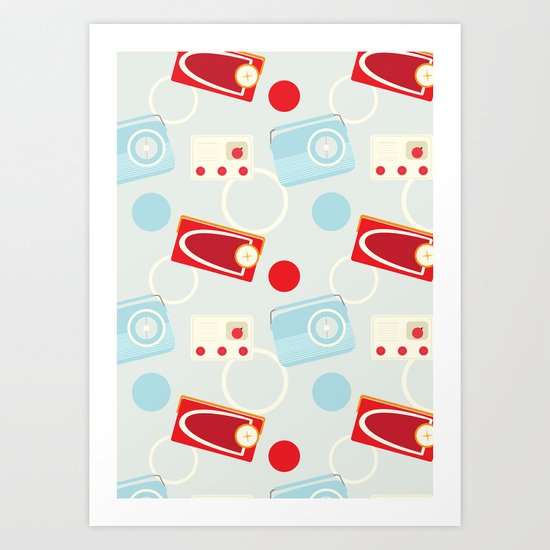 Radio Ga Ga Art Print