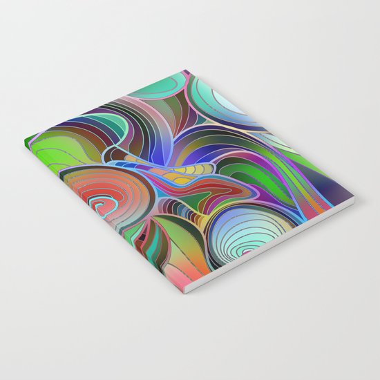 Rainbow Swirl Notebook