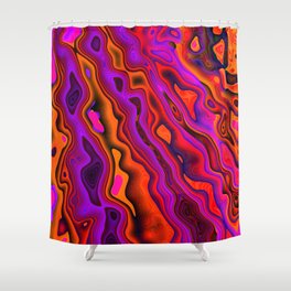 Disco Shapes Shower Curtain