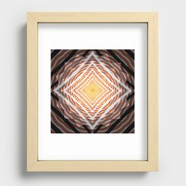 Square Vibrations Recessed Framed Print