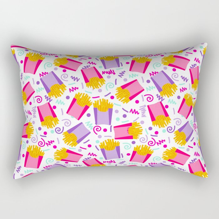 French Fries Junk Food Party Time Razzle Neon Bright Happy Fun