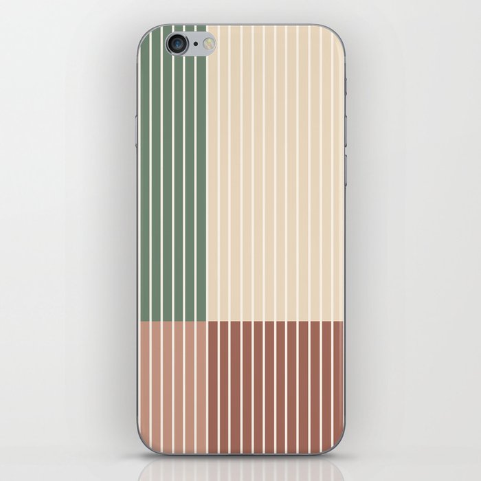 Color Block Line Abstract XXIV iPhone Skin