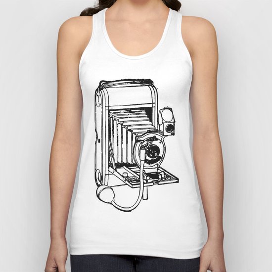 Camera. Unisex Tank Top