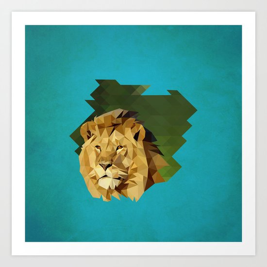lion Art Print