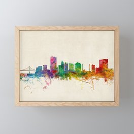 Toledo Ohio Skyline Framed Mini Art Print