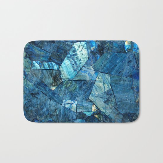 Labradorite Blue Bath Mat