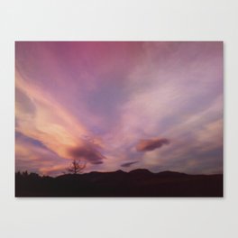 Sunset at 75 mph Canvas Print