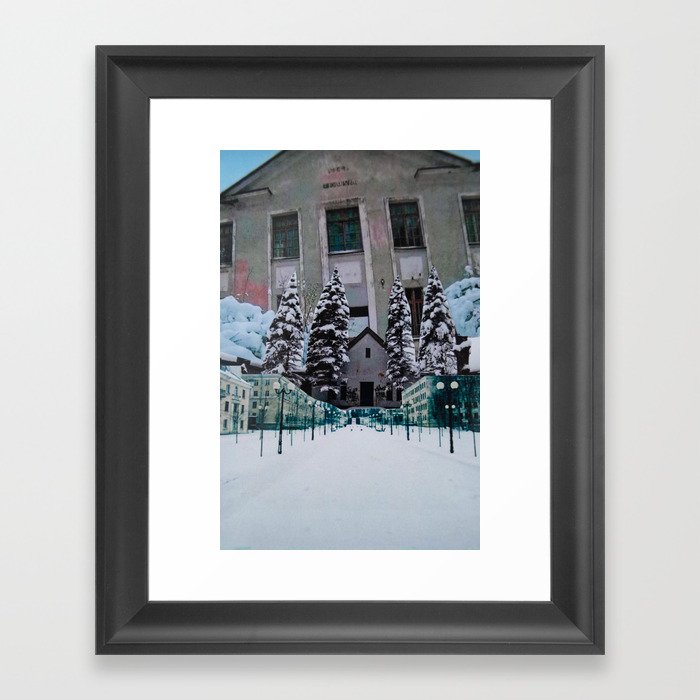 Snowscape Framed Art Print