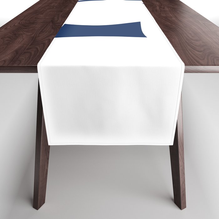 Abstract line and shape 2 Table Runner