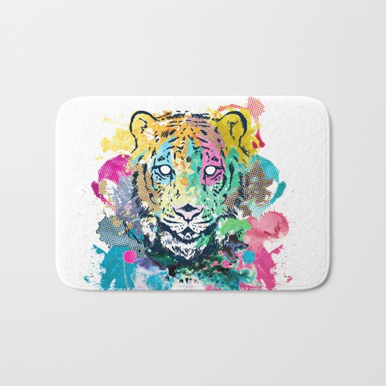 Tiger Splash Bath Mat