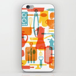 Kitchen Art Bright Colors iPhone Skin