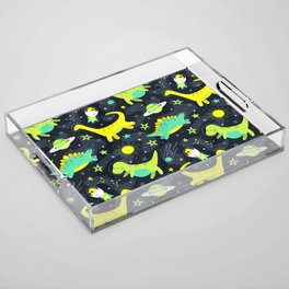 Space Dinosaurs Acrylic Tray