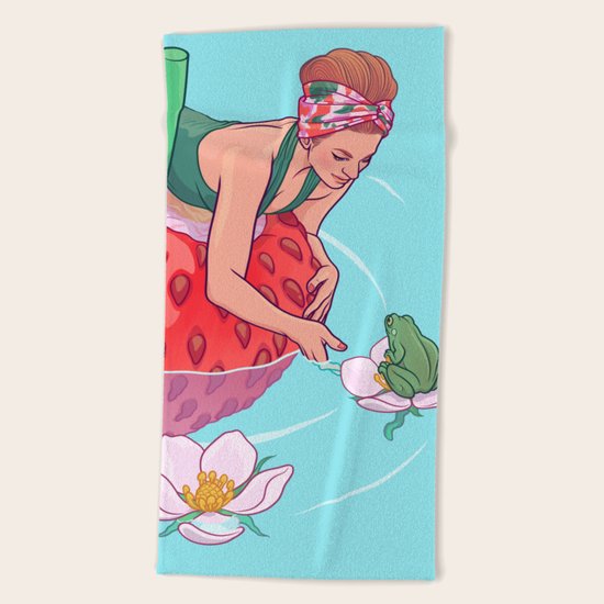 Strawberry Beach Towel