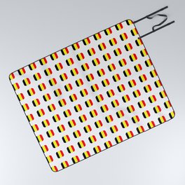 Flag of belgium with soft square Picnic Blanket