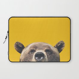Bear - Yellow Laptop Sleeve