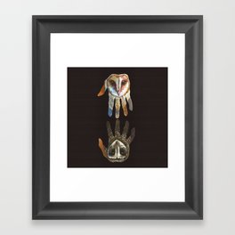 Hands of Darkness Framed Art Print