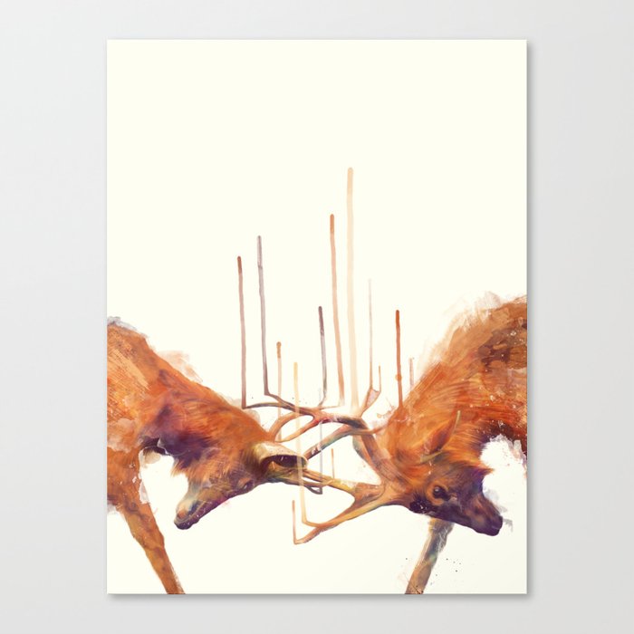 Stags // Strong Canvas Print