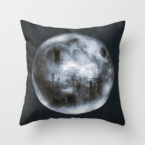 The Dark Side of the Moon Throw Pillow