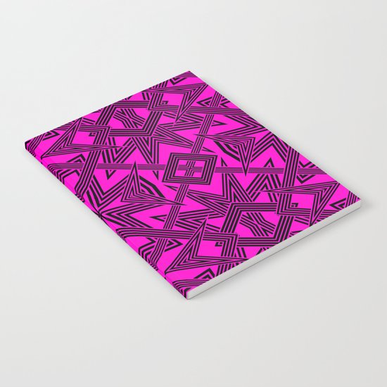 Ziggy Zaggy | Pink And Black Notebook