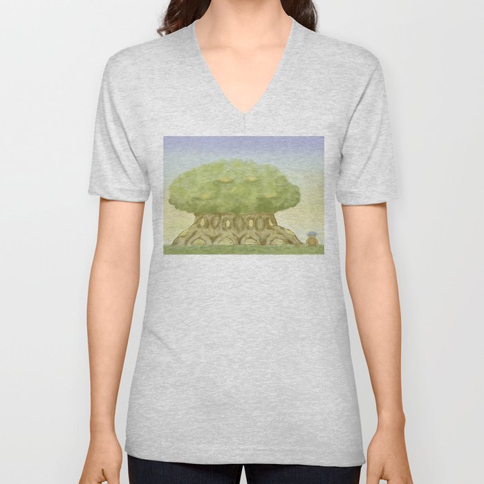 Welcome to our tree home 3 V Neck T Shirt