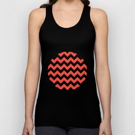 Red Chevron Tank Top