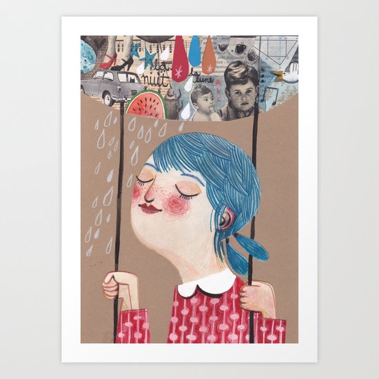 the swing Art Print