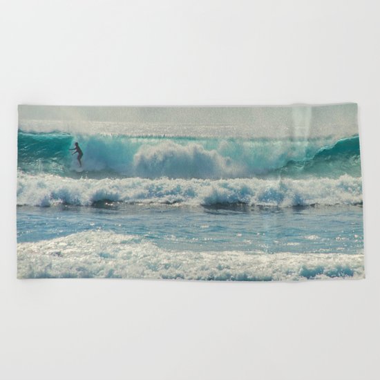 SURF-ACING Beach Towel