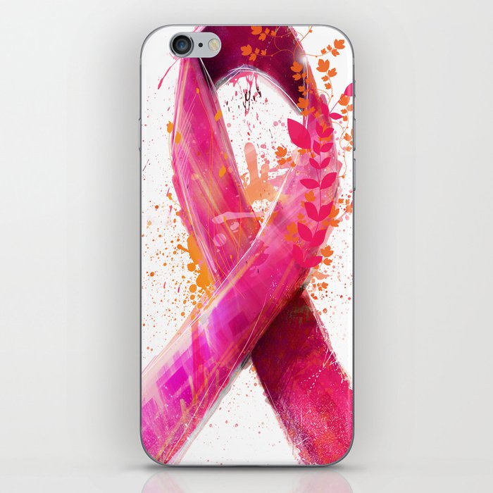 Breast Cancer Ribbon iPhone Skin